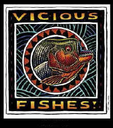 viscious fishes ray troll shirt